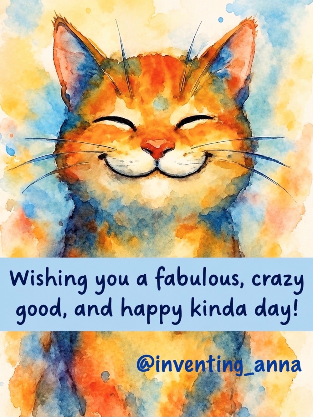 Wishing you a fabulous, crazy good, and happy kinda day 💛